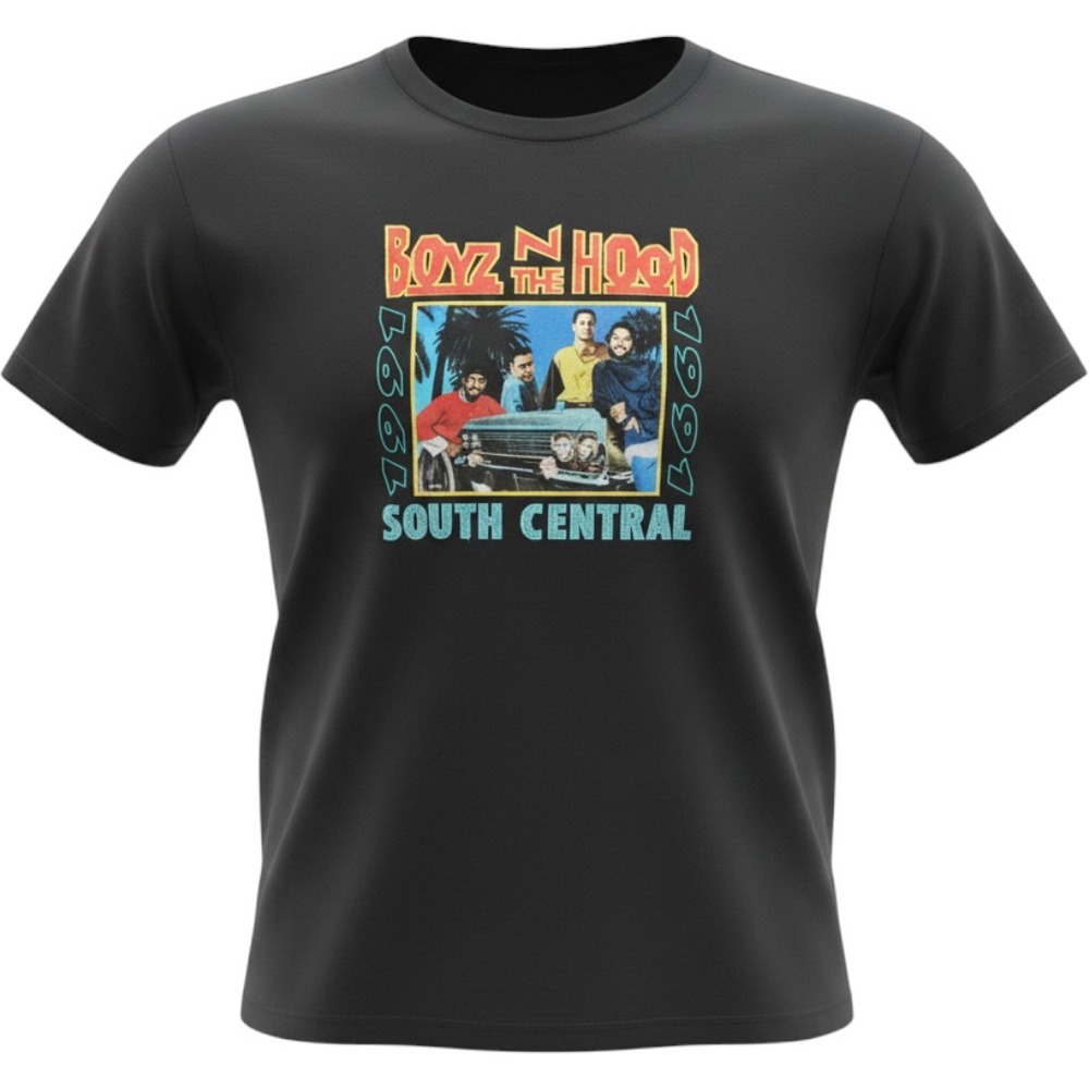 Boyz N The Hood South Central Graphic T-Shirt Mens 5XL Black Hybrid Apparel 1991